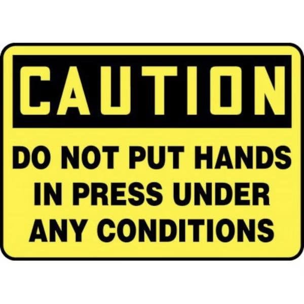 Accuform OSHA CAUTION SAFETY SIGN DO NOT MEQM719VA MEQM719VA - main